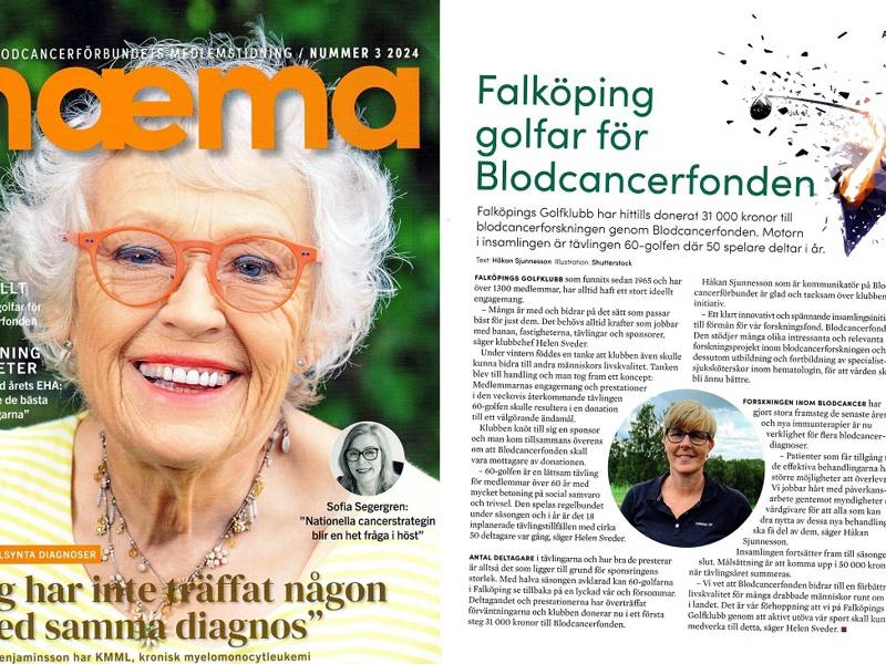 60-golfen i medlemtidstidning